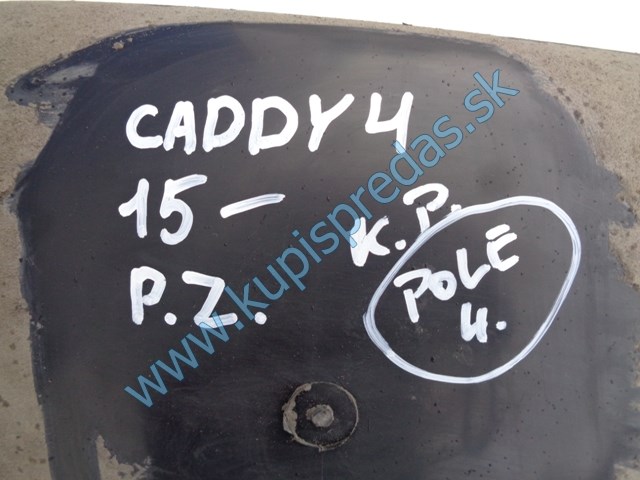 pravý zadný podblatník na vw volkswagen caddy IV, 